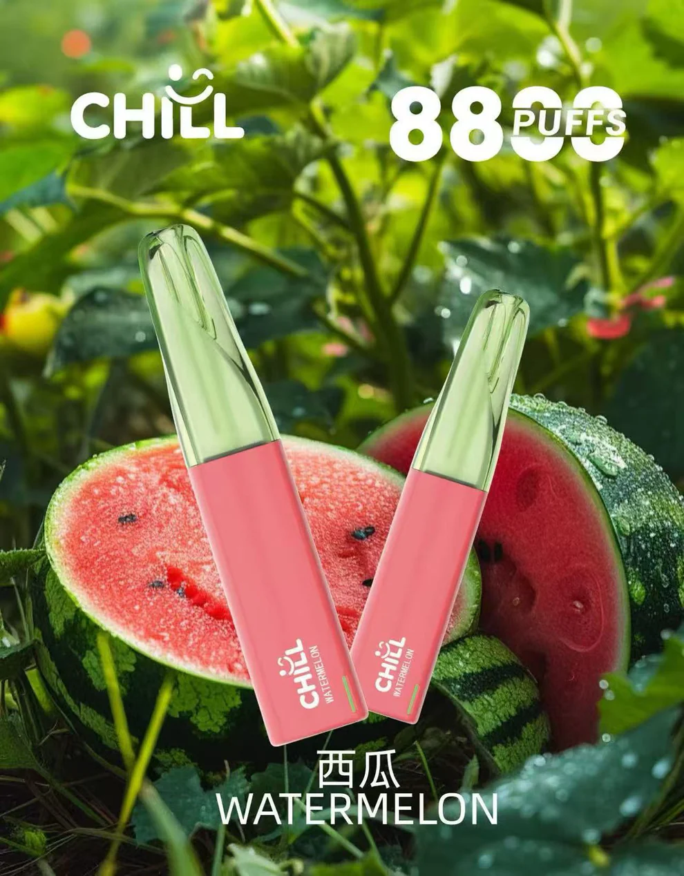 CHILL8800口拋棄式-西瓜.webp